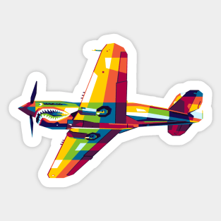 P-40 Kittyhawk Sticker